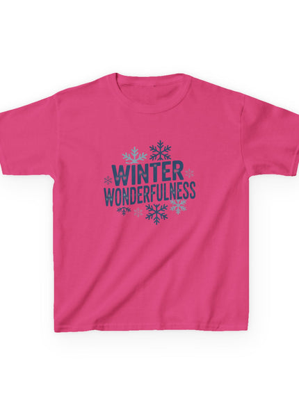 "Winter Wonderfulness" Kids Heavy Cotton Tee