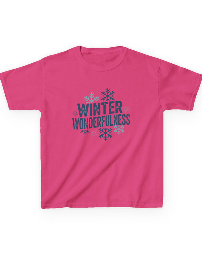"Winter Wonderfulness" Kids Heavy Cotton Tee