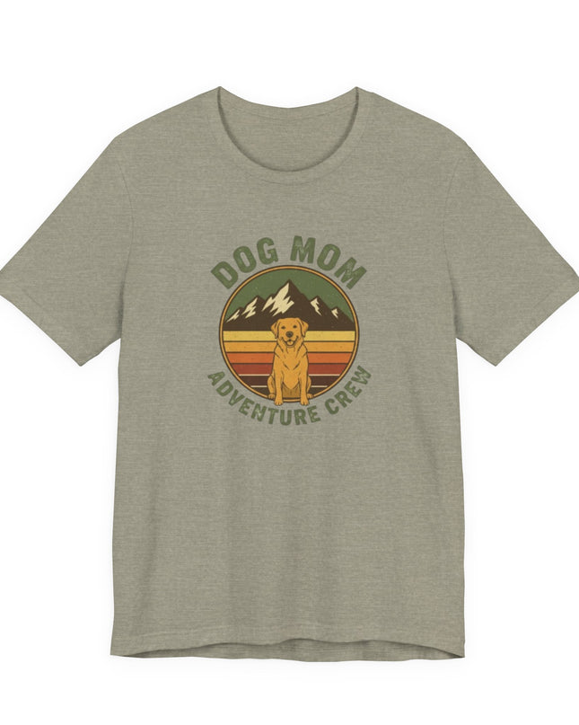 "Dog Mom Adventure Crew" Unisex Jersey Short Sleeve Tee