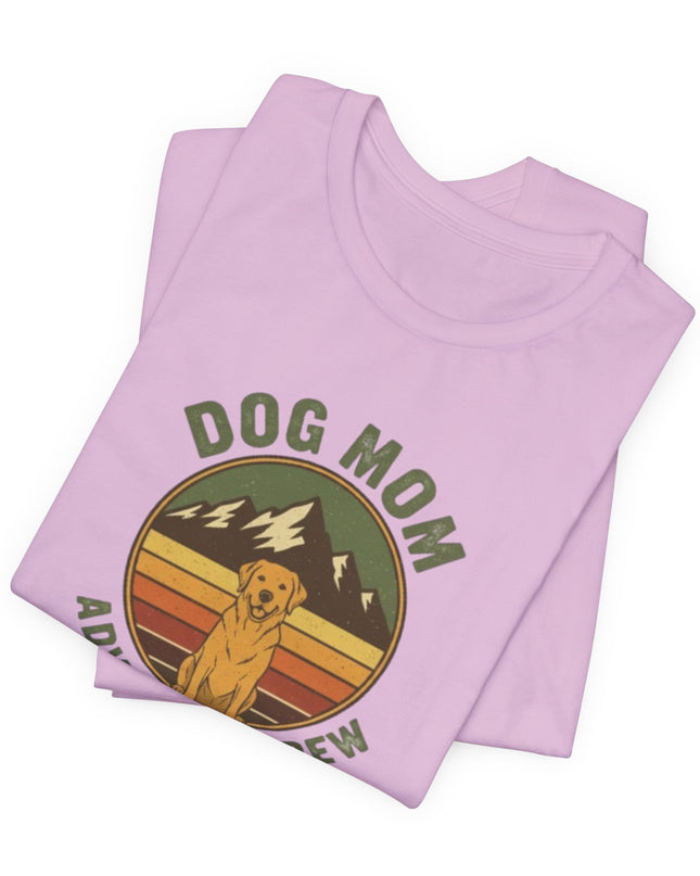 "Dog Mom Adventure Crew" Unisex Jersey Short Sleeve Tee