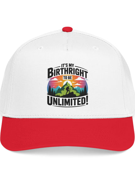 "It's my Birthright to be Unlimited" Mid Profile Baseball Cap