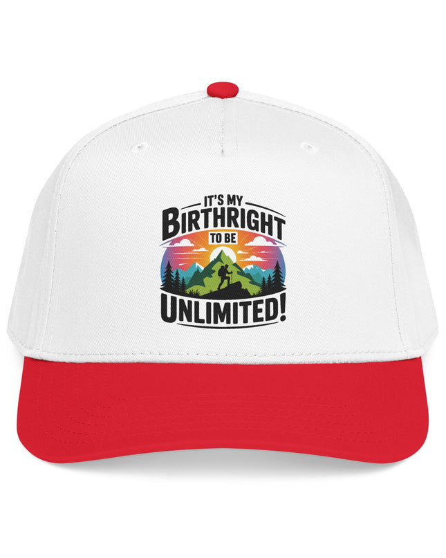"It's my Birthright to be Unlimited" Mid Profile Baseball Cap