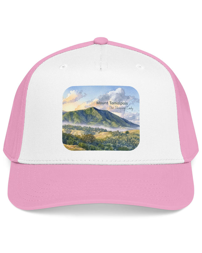 "Mount Tamalpais, the Sleeping Lady" Mid Profile Baseball Cap