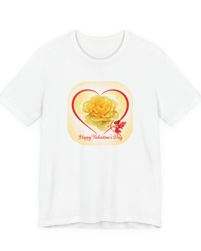 "Happy Valentine's Day" Unisex Jersey Short Sleeve Tee