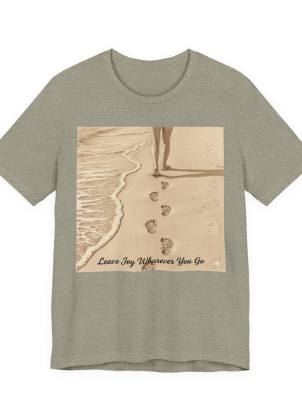 Leave joy wherever you go Unisex Jersey Short Sleeve Tee