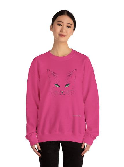 "Cat Face Sketch" Unisex Adult Sweatshirt