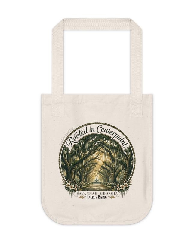 "Rooted in my Centerpoint" Organic Canvas Tote Bag