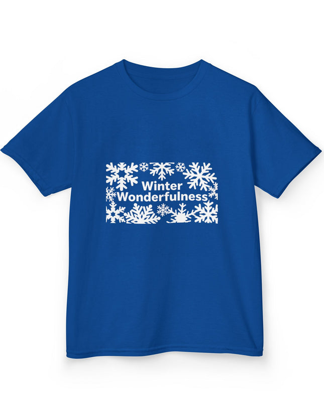 "Winter Wonderfulness" Kids Heavy Cotton Tee