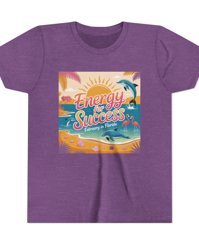 "February in Florida, Energy for Success" Youth Short Sleeve Tee