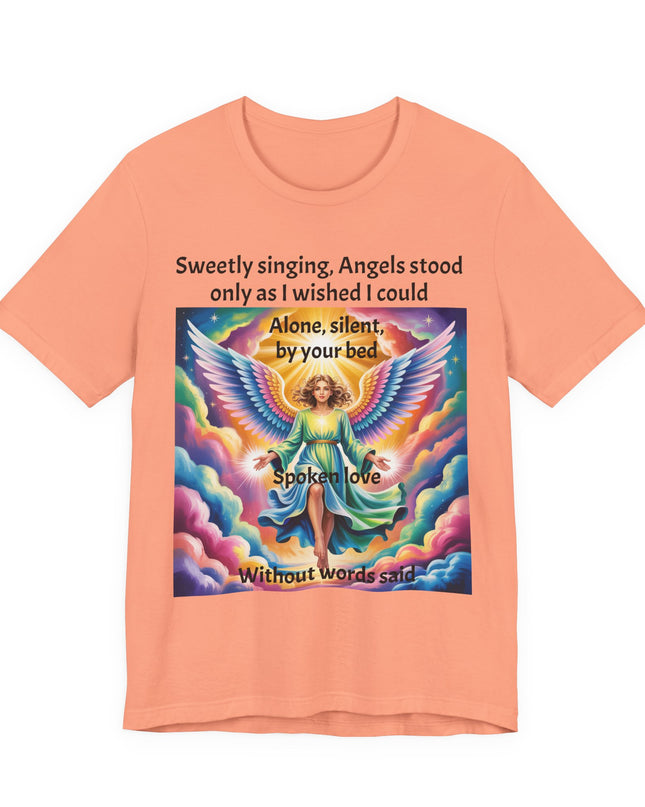 "Sweetly Singing, Angels Stood" Women's Soft Jersey Tee