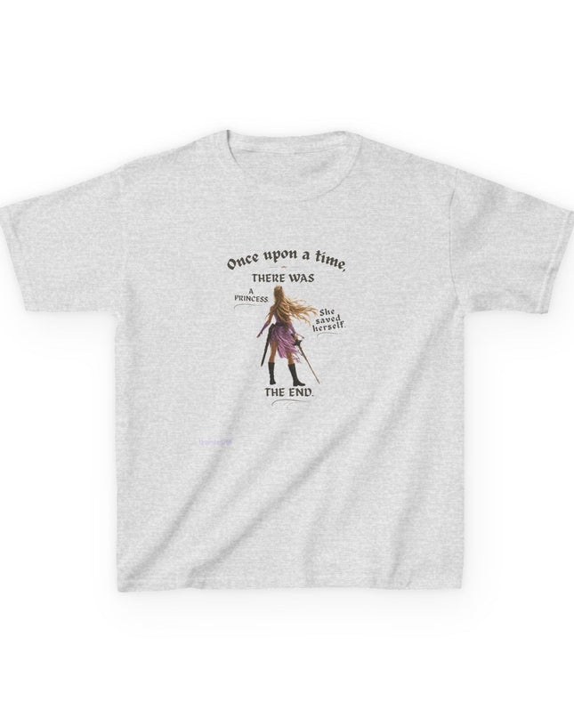 "She Saved Herself" Kids Heavy Cotton Tee