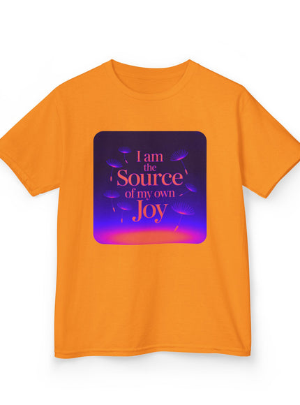"I Am the Source of my Own Joy" Kids Heavy Cotton Tee