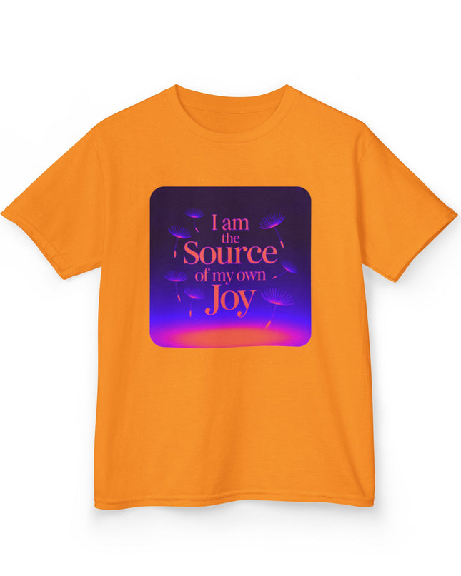 "I Am the Source of my Own Joy" Kids Heavy Cotton Tee
