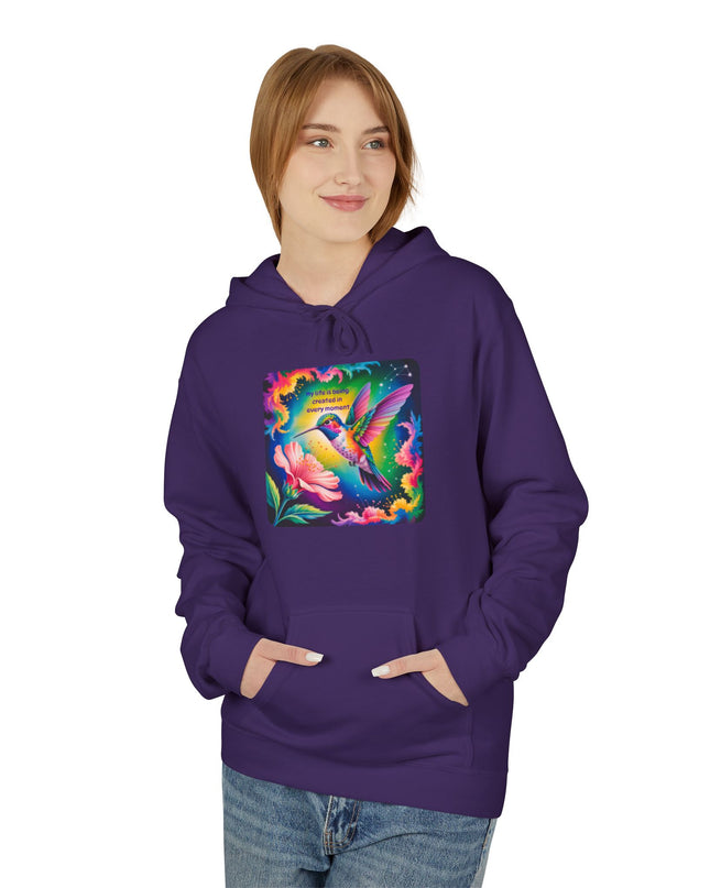 "My Life is Being Created in Every Moment" Unisex Midweight Softstyle Fleece Hoodie