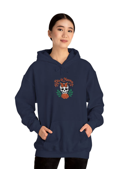 "Día de Muertos" Unisex Heavy Blend Hooded Embroidered Sweatshirt