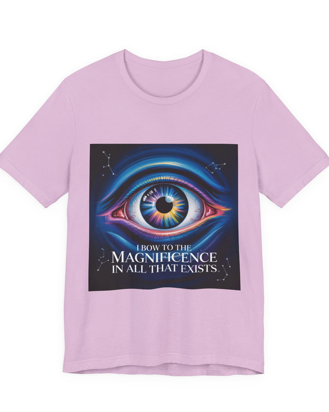 "I Bow to the Magnificence in all that Exists" Men's and Women's Jersey Short Sleeve Tee