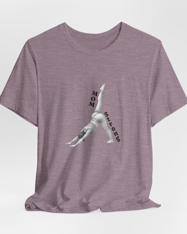 "Mom Strong Pilates" Unisex Jersey Short Sleeve Tee