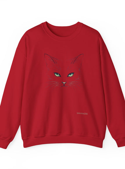 "Cat Face Sketch" Unisex Adult Sweatshirt