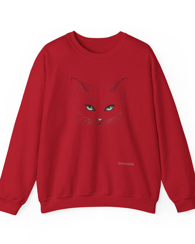 "Cat Face Sketch" Unisex Adult Sweatshirt