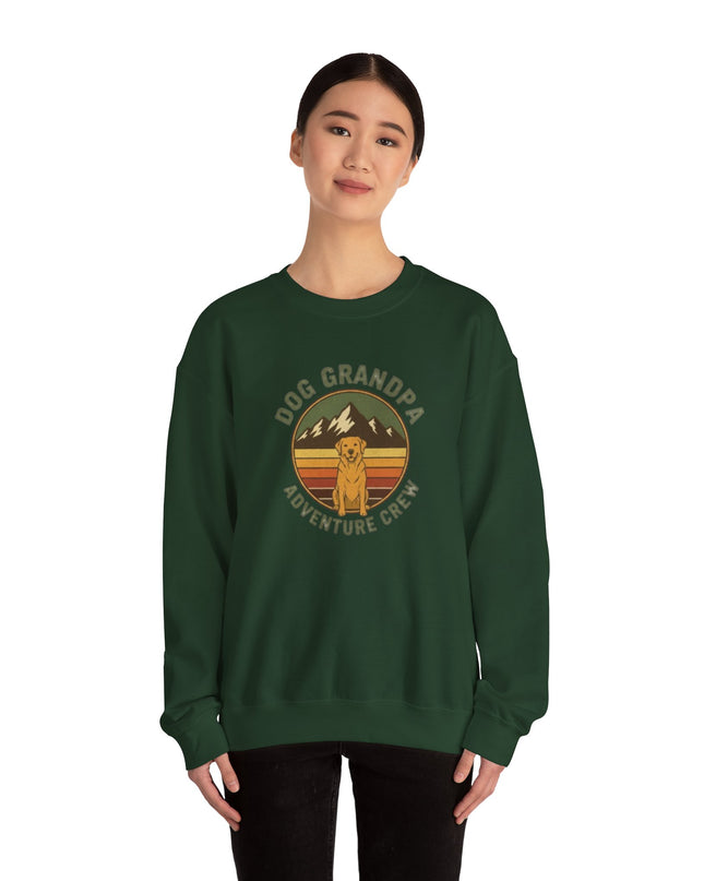 "Dog Grandpa Adventure Crew" Unisex Adult Sweatshirt