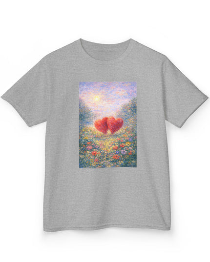 "Valentine's Day - Monet Style" Kids Heavy Cotton Tee