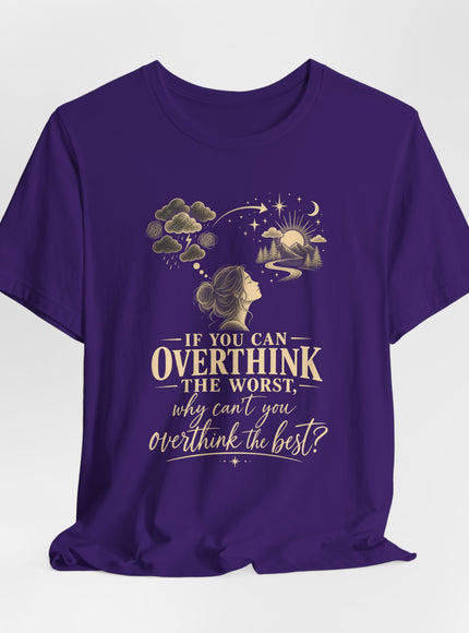 "Overthink" Unisex Jersey Short Sleeve Tee