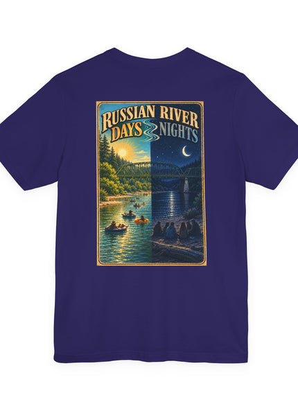 "Russian River Days, Russian River Nights" Unisex Jersey Short Sleeve Tee