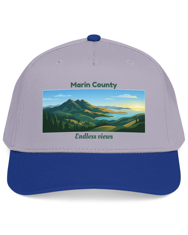 "Marin County - Endless Views" Mid Profile Baseball Cap