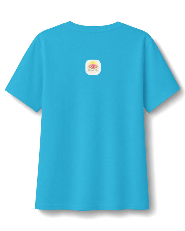 "Bendita y Bonita" Women's Relaxed Jersey Short Sleeve V-Neck Tee
