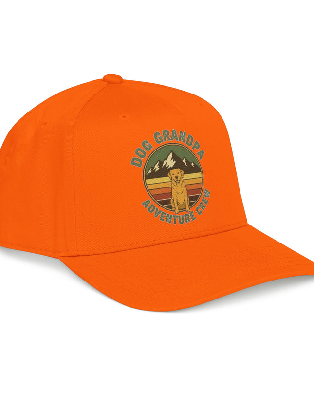 "Dog Grandpa Adventure Crew" Mid Profile Baseball Cap