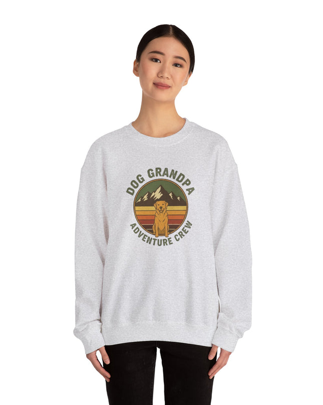 "Dog Grandpa Adventure Crew" Unisex Adult Sweatshirt
