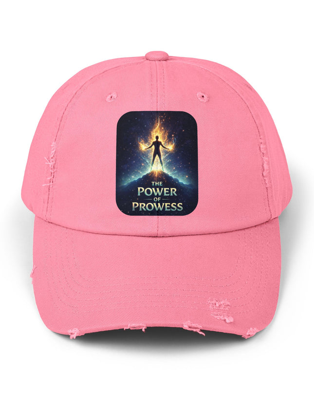 "The Power of Prowess" Unisex Distressed Cap