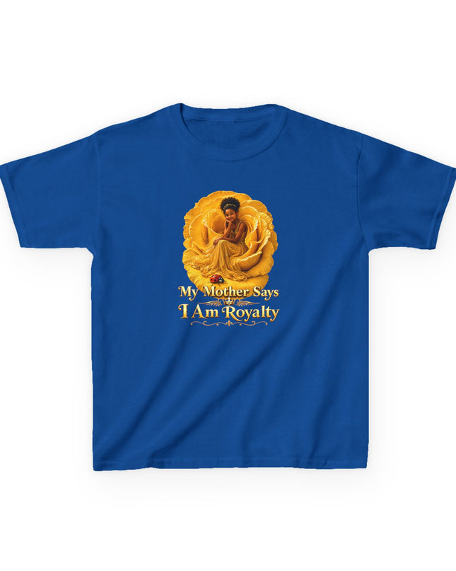 "My Mother Says I am Royalty" Kids Heavy Cotton Tee