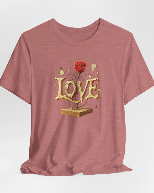 "Love - Salvador Dali Style" Unisex Jersey Short Sleeve Tee