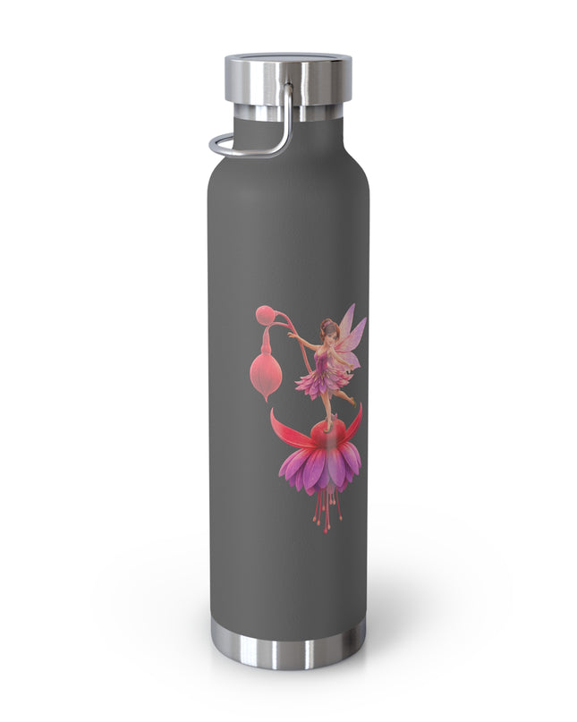 "Fuchsia Fairy" Copper Vacuum Insulated Bottle, 22oz