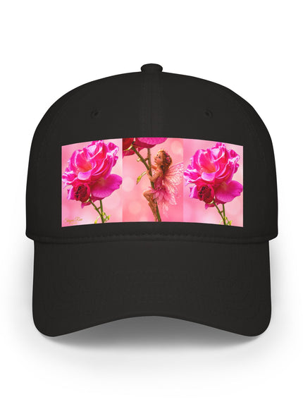 "Fairy Rose" Low Profile Baseball Cap