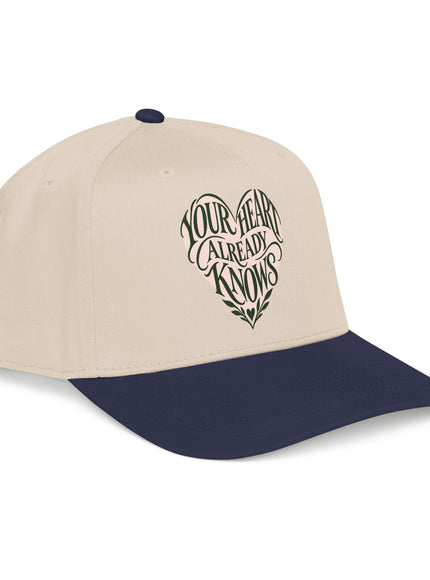 "Your Heart Already Knows" Mid Profile Baseball Cap