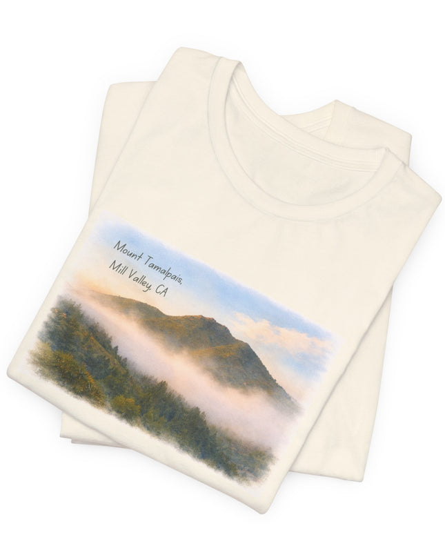 "Mount Tamalpais, Mill Valley, California" Unisex Jersey Short Sleeve Tee