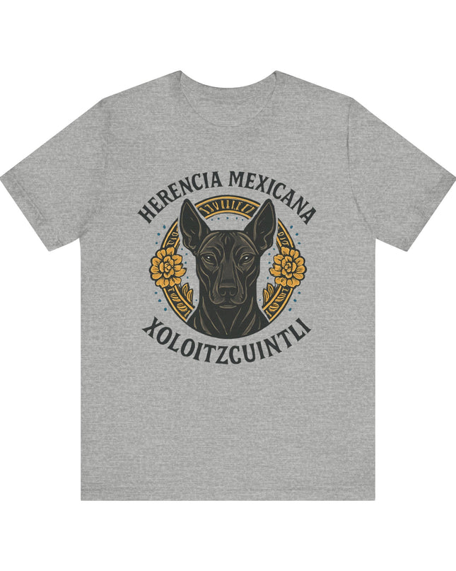 "Herencia mexicana - Xoloitzcuintli" Unisex Jersey Short Sleeve Tee