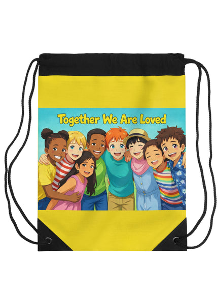 "Together We Are Loved" Drawstring Bag
