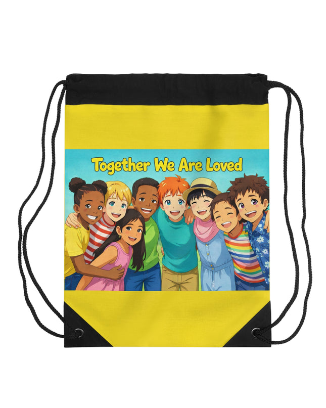 "Together We Are Loved" Drawstring Bag