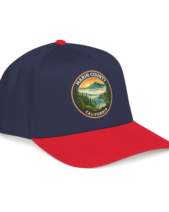 "Marin County, Above the Fog" Mid Profile Baseball Cap