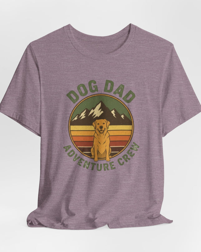 "Dog Dad Adventure Crew" Unisex Jersey Short Sleeve Tee