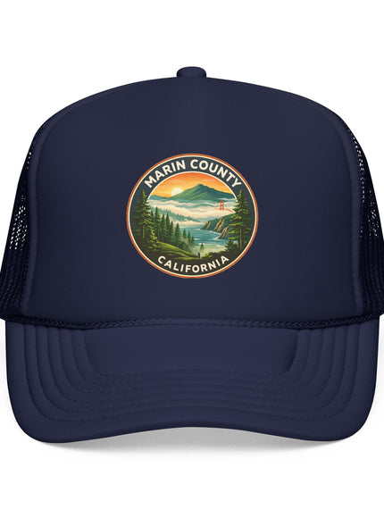 "Marin County, Above the Fog" Foam Trucker Hat