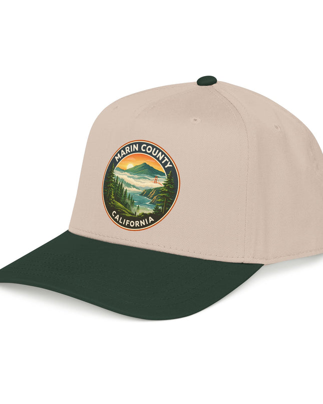 "Marin County, Above the Fog" Mid Profile Baseball Cap