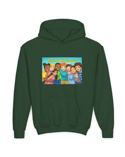 "Together We Are Loved" Youth Hooded Sweatshirt