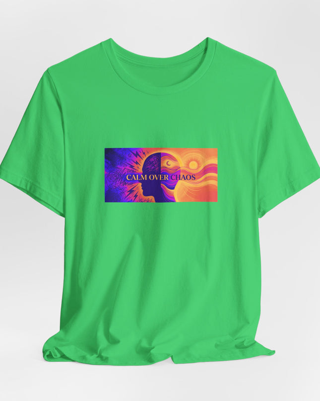 "Calm Over Chaos- Vivid" Unisex Jersey Short Sleeve Tee