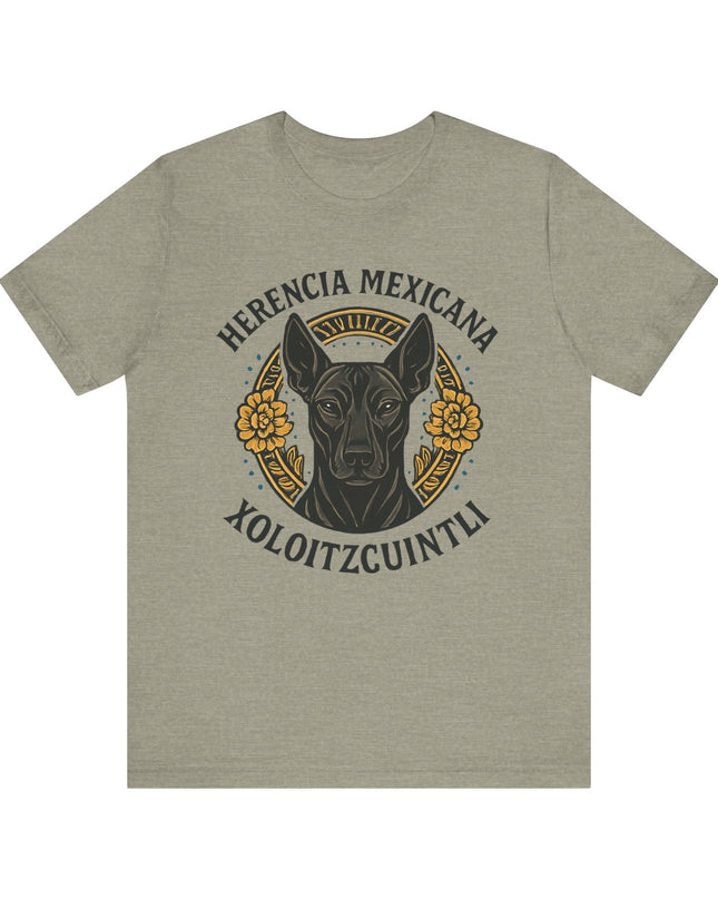 "Herencia mexicana - Xoloitzcuintli" Unisex Jersey Short Sleeve Tee