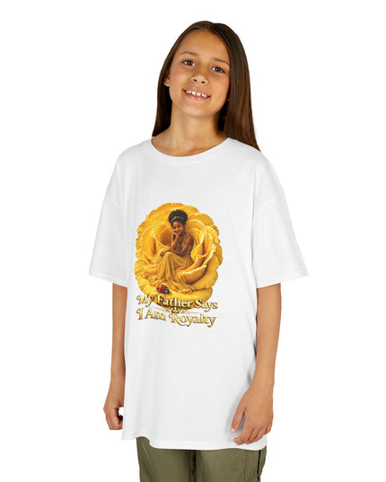 "My Father Says I am Royalty" Kids Heavy Cotton Tee