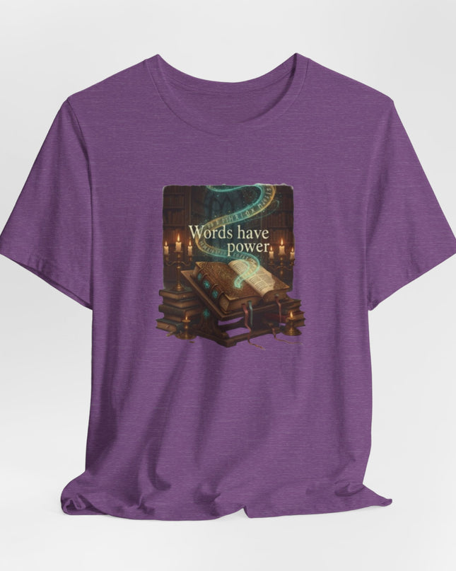 "Words Have Power Unisex Jersey Short Sleeve Tee